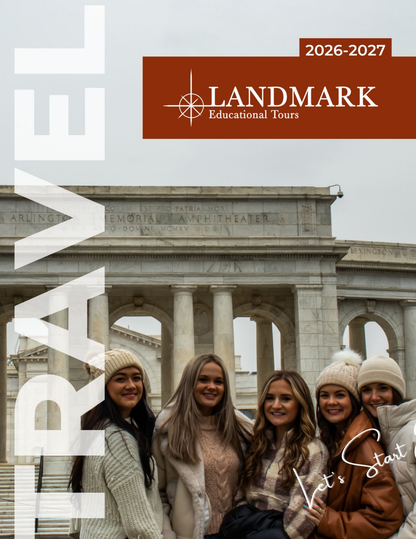 Landmark Educational Tours 2026-2027 travel brochure cover