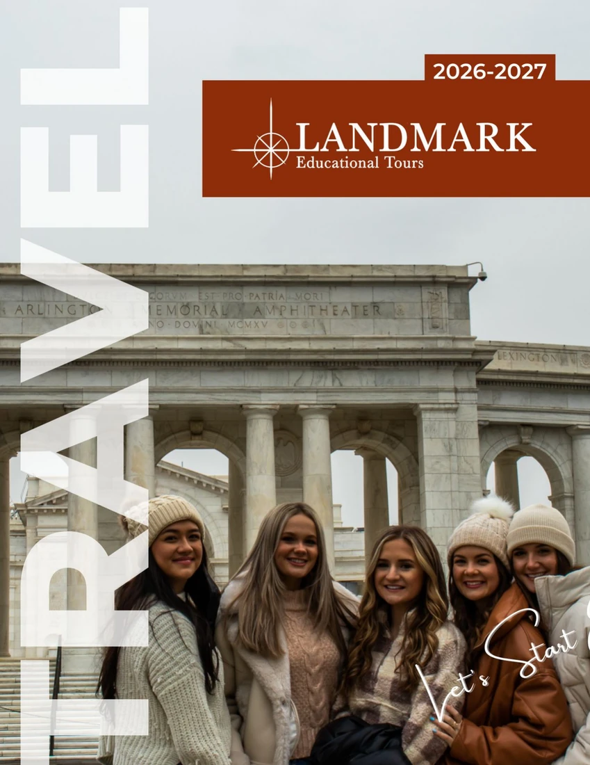 Landmark Educational Tours 2026-2027 travel brochure cover