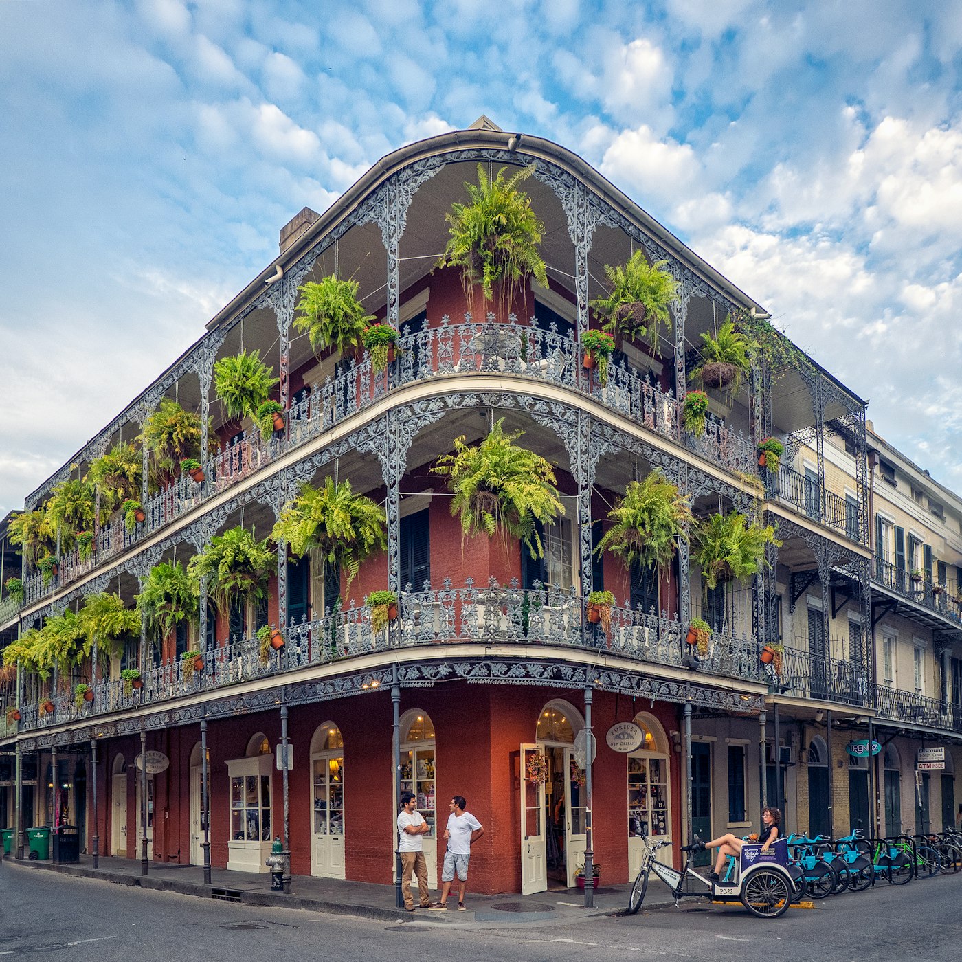 The French Quarter in New Orleans