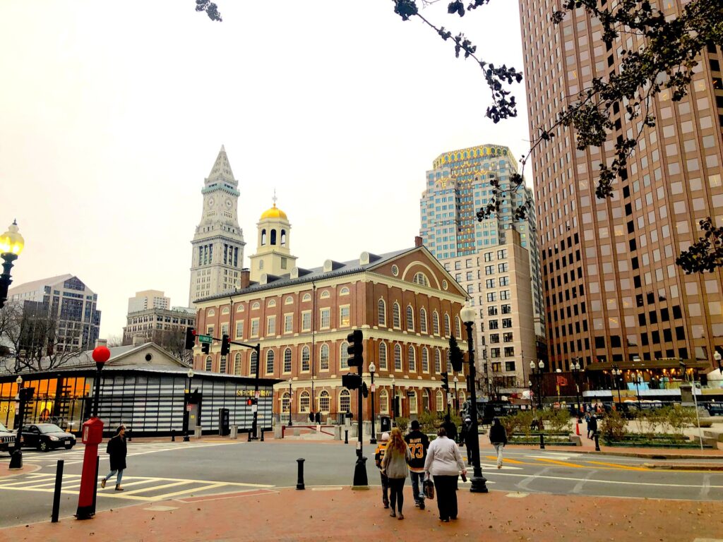 Faneuil Hall Marketplace in downtown Boston.