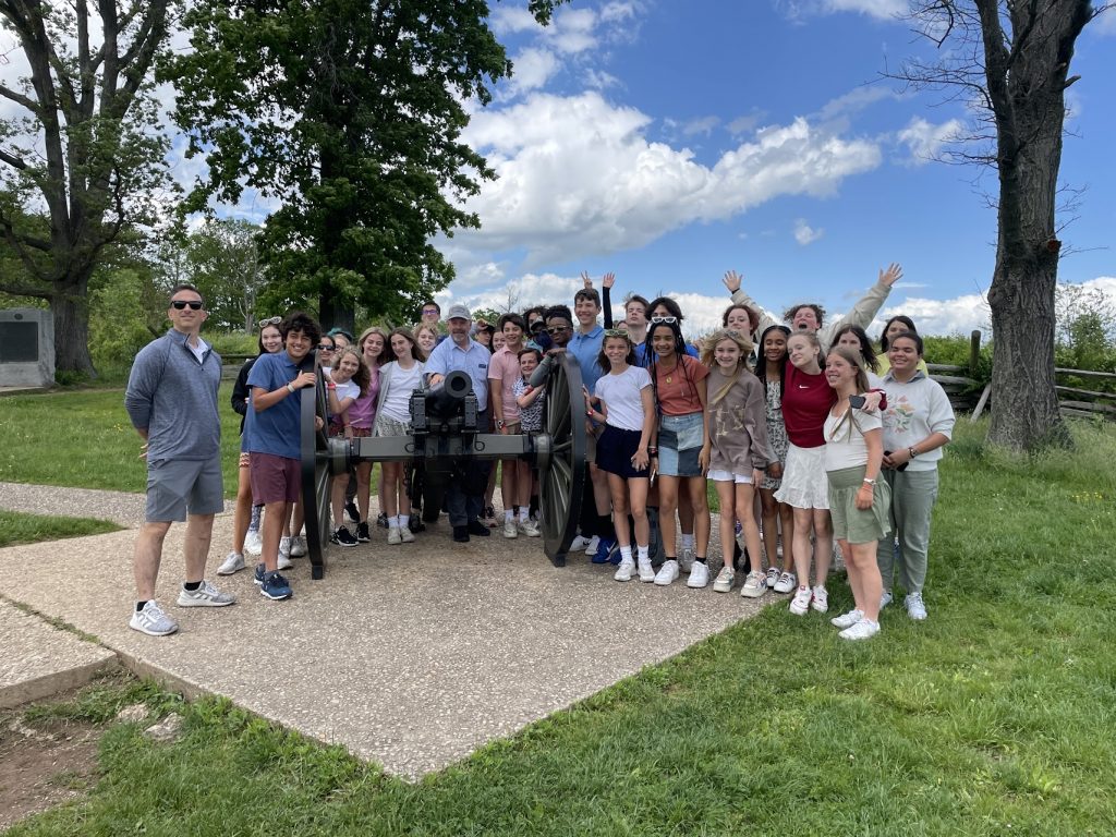 Students in gettysburg