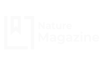 Logo of Nature Magazine featuring a stylized white bookmark icon next to the text "Nature Magazine" on a black background.