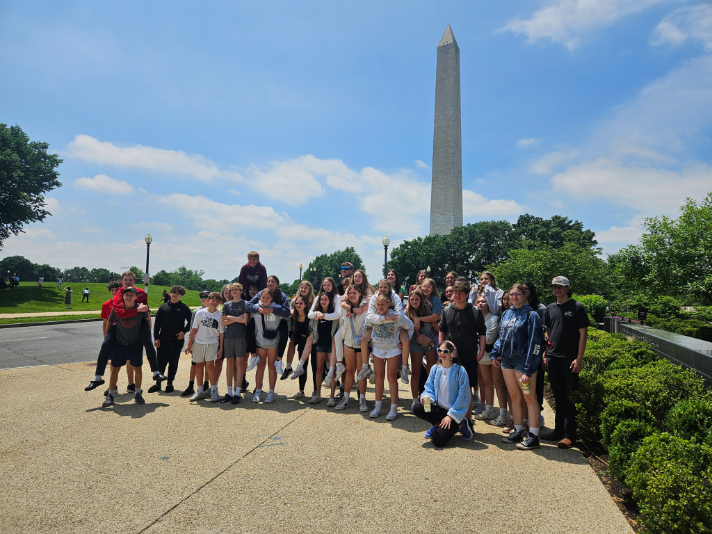 A group of people posing for a photo.